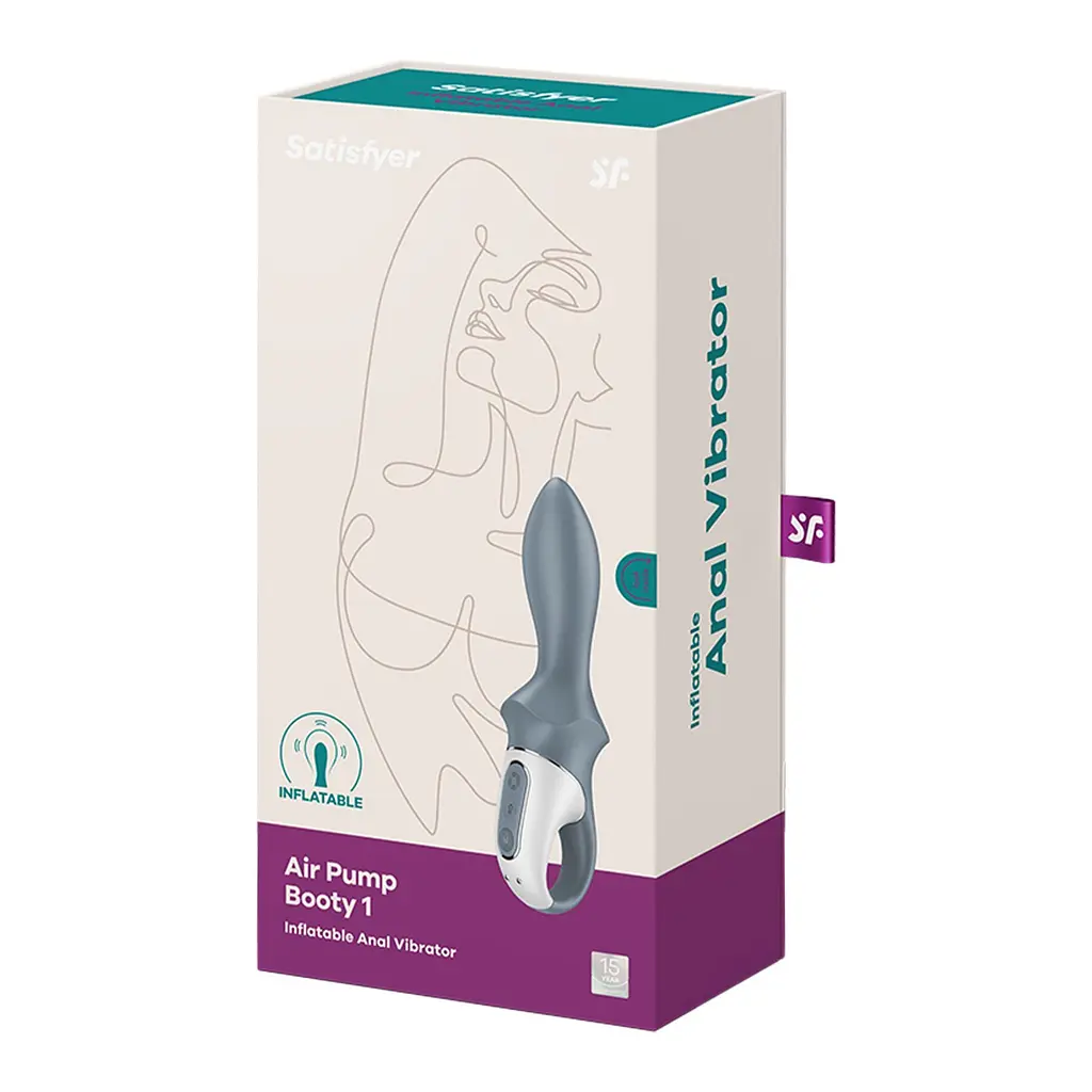 Анальний вібратор Satisfyer Air Pump Booty 1 - фото 7