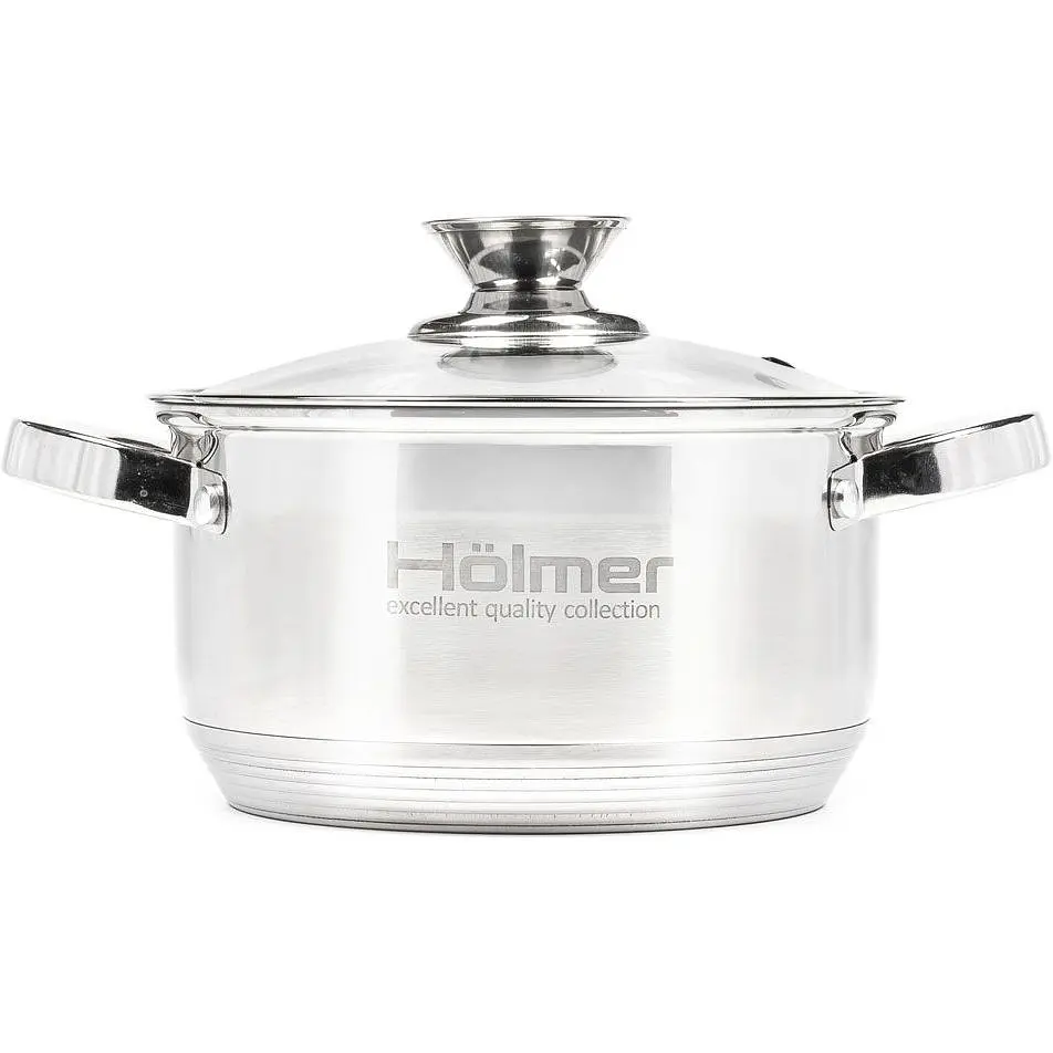 Набор кастрюль с крышками Holmer CS-1651-SS (CS-1651-SS) - фото 9