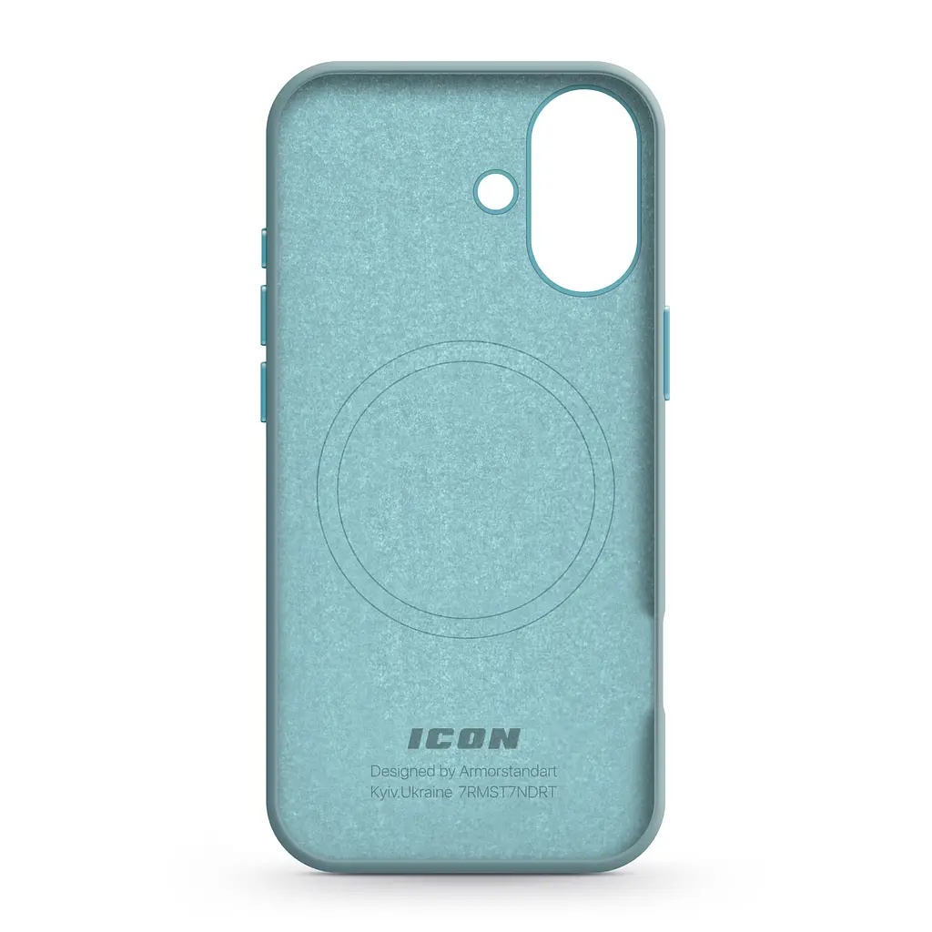 Силиконовый чехол с MagSafe для Apple iPhone 16, ICON2 MagCase, голубой, противоударный, панель с мягкой подкладкой, защита всего корпуса, поддержка беспроводной зарядки, совместим с защитными стеклами и пленками, ArmorStandart (ARM80184) - фото 2