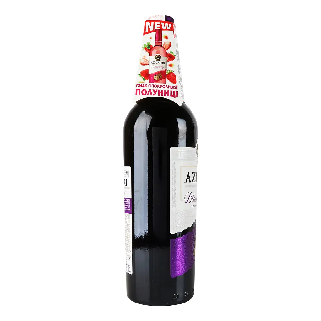 Вино Aznauri Black Currant чорна смородина червоне напівсолодке 1.5 л - фото 2