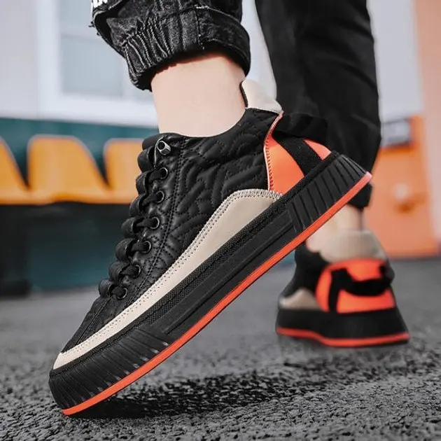 Кеды Grogu Размер 41 (длина стельки 260 мм) Black-Orange - фото 4
