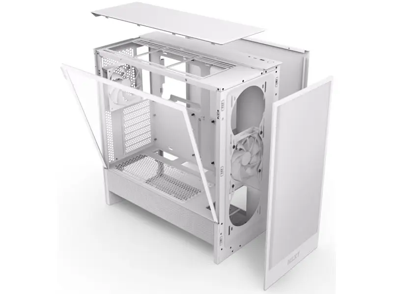 Корпус NZXT H5 Flow White (CC-H52FW-01) - фото 4