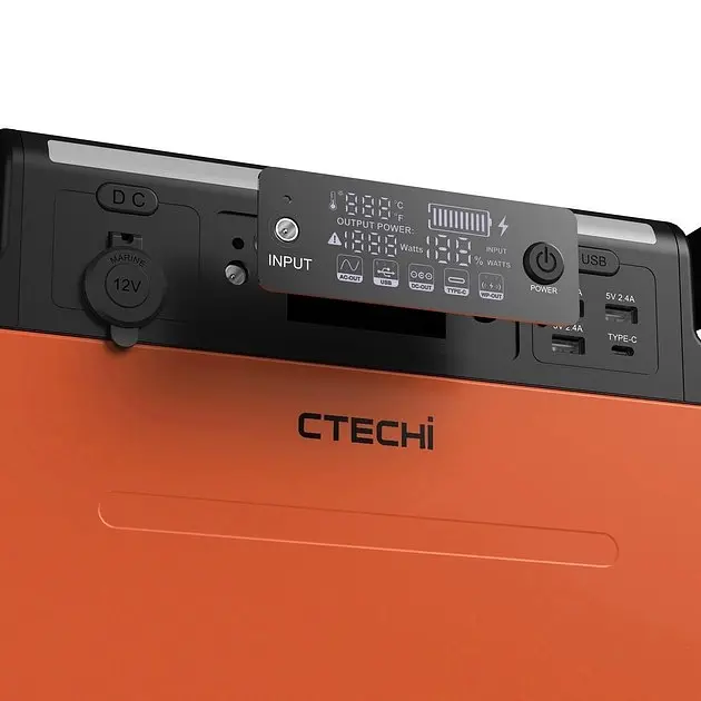 Портативна зарядна станція CTECHi GT1500 Portable Power Station 1500W 1210Wh - фото 5