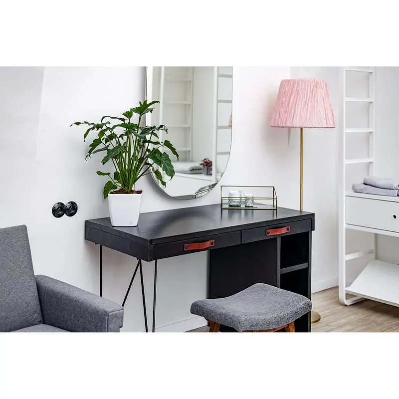Вазон Plastkon Quadrato Flower Lover с системой автополива 18x18x17 см глянцевый белый - фото 4