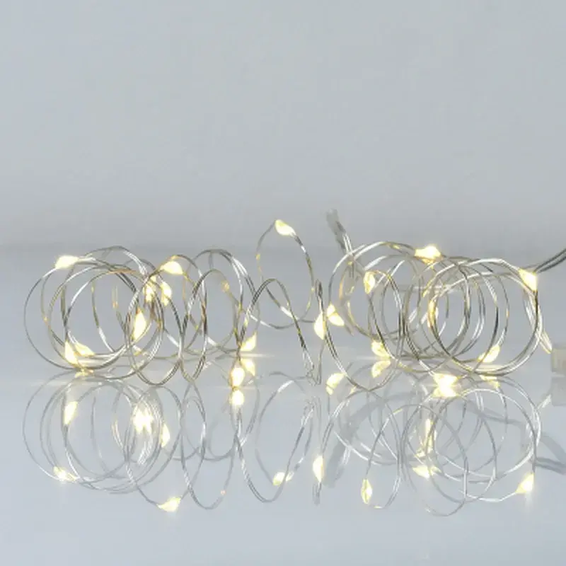 Гірлянда YES! Fun Нитка на мідному дроті 20 LED Тепло-біла 2 м Статична На батарейках (975020) - фото 2