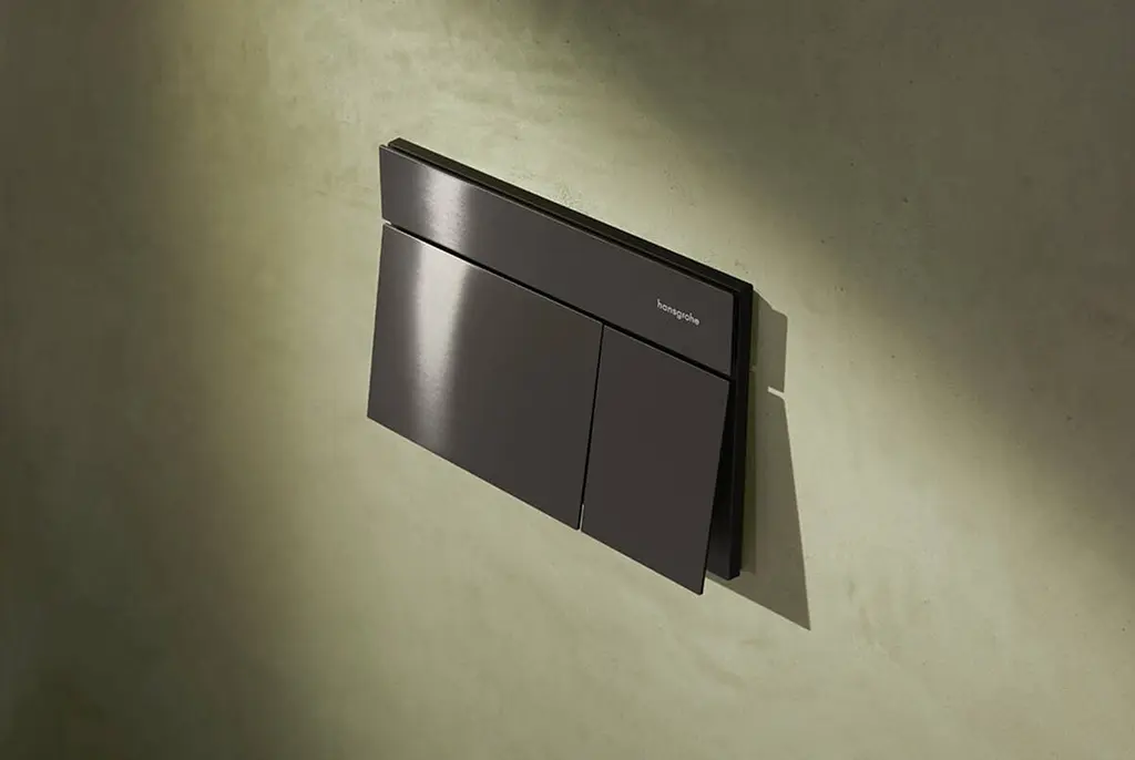 Кнопка змиву для інсталяції Hansgrohe iFrame Element E шліфований чорний хром 66003340 - фото 3