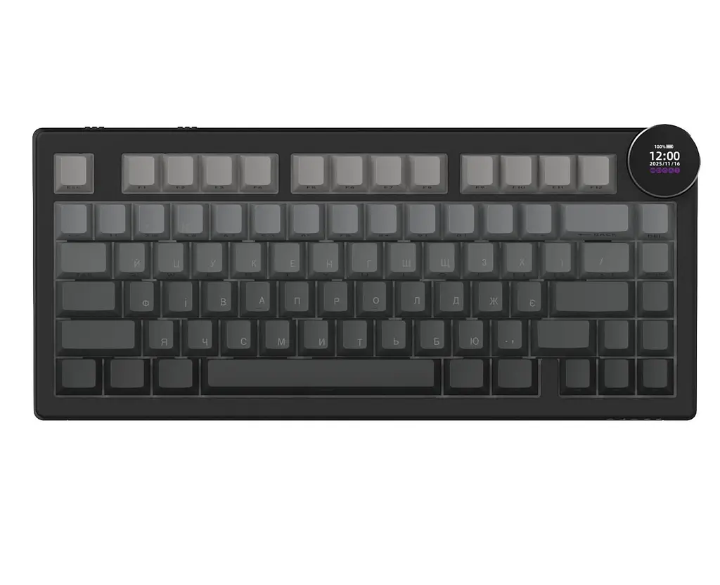 Клавіатура Ajazz AK820 V2 White Peach Switch (AK820-V2-WP-S-BG) - фото 2