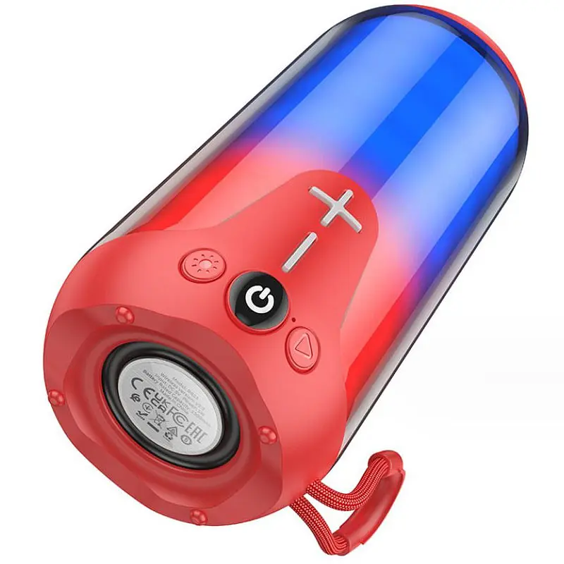 Bluetooth Колонка Borofone BR33 Pulse color sports Red - фото 2