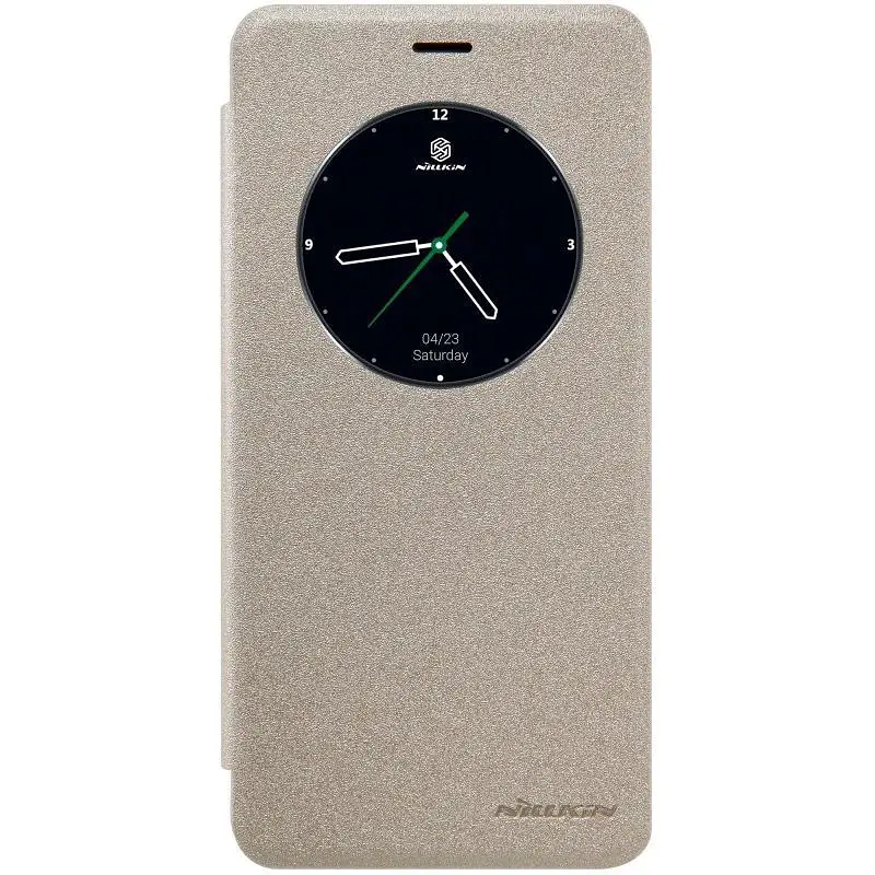 Чехол-книжка Nillkin Sparkle case Meizu M3e Gold - фото 3