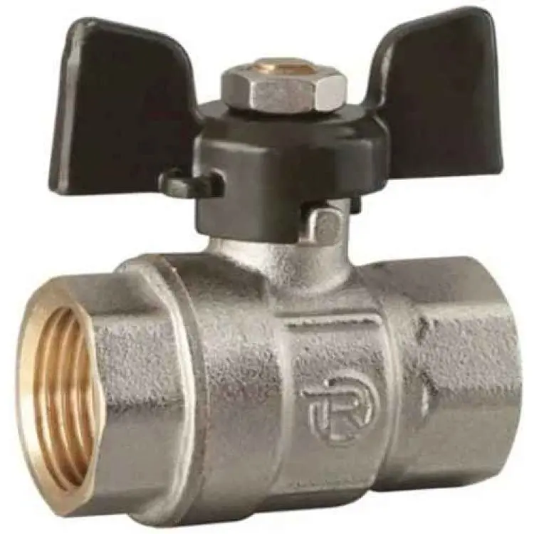 Кран кульовий Reiger+ 3/4" ВВ метелик (+)
