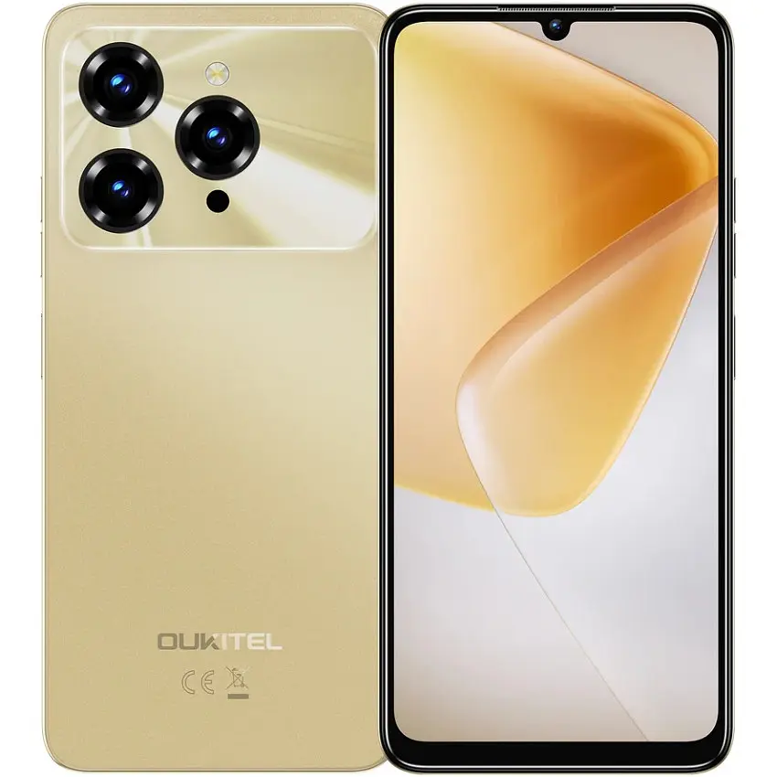 Смартфон Oukitel C6 5G 12/512GB 6.8" HD+ Золотистий