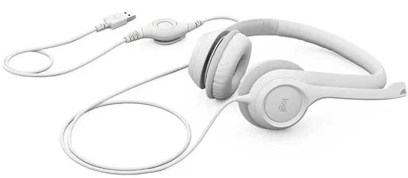 Навушники USB H390 (981-001286) White Logitech teh0021816 - фото 8