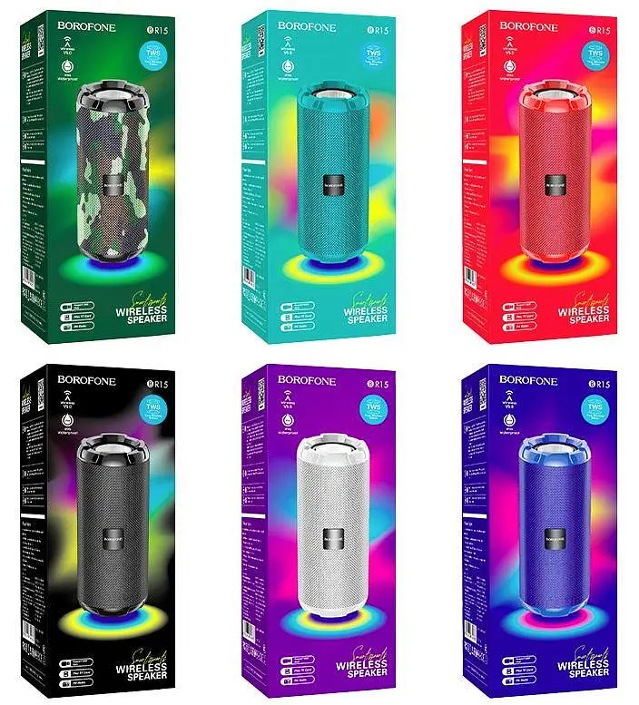 Портативная акустика Borofone Bluetooth BR15 Smart sports BT синяя - фото 3