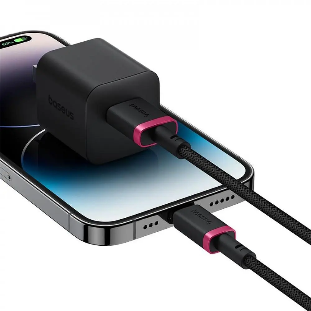 Кабель Baseus Dura Series Fast Charging Lightning 2.4A (1m) red/black (P10377801U01-01) - фото 2