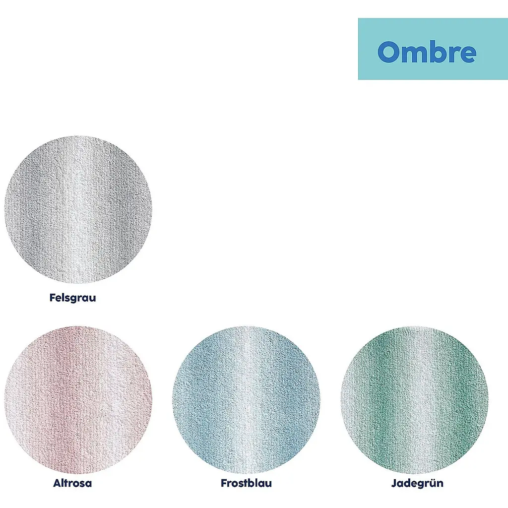 Коврик для ванной Kela Ombre 65x55x3.7 см морозно-голубой (23568) - фото 7