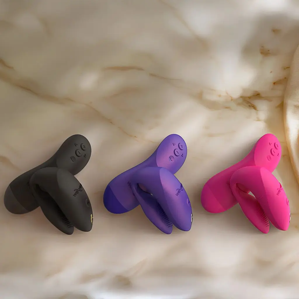 Смарт-вібратор для пар We-Vibe Chorus Pro Electric Pink - фото 21
