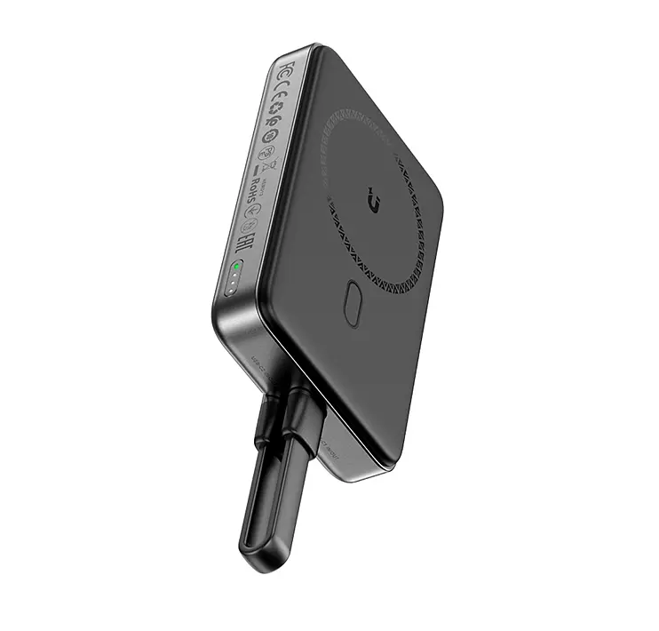 Внешний аккумулятор ACEFAST M10-10000 PD30W magnetic wireless charging power bank with cable черный - фото 3