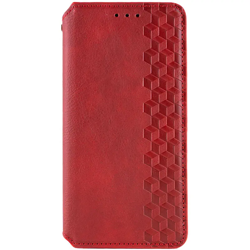 Шкіряний чохол-книжка GETMAN Cubic (PU) для Xiaomi 14T Червоний