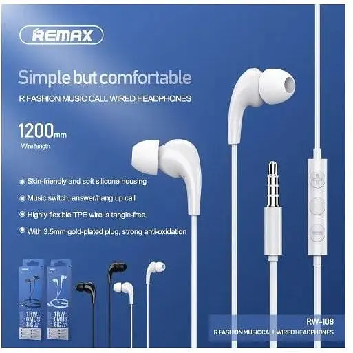 Навушники Remax Music Call Wired RW-108 - фото 4
