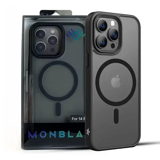 Чехол Monblan Magnetic Crystal Case with MagSafe Black для iPhone 14 Pro Max (MMMt14PM) - фото 2