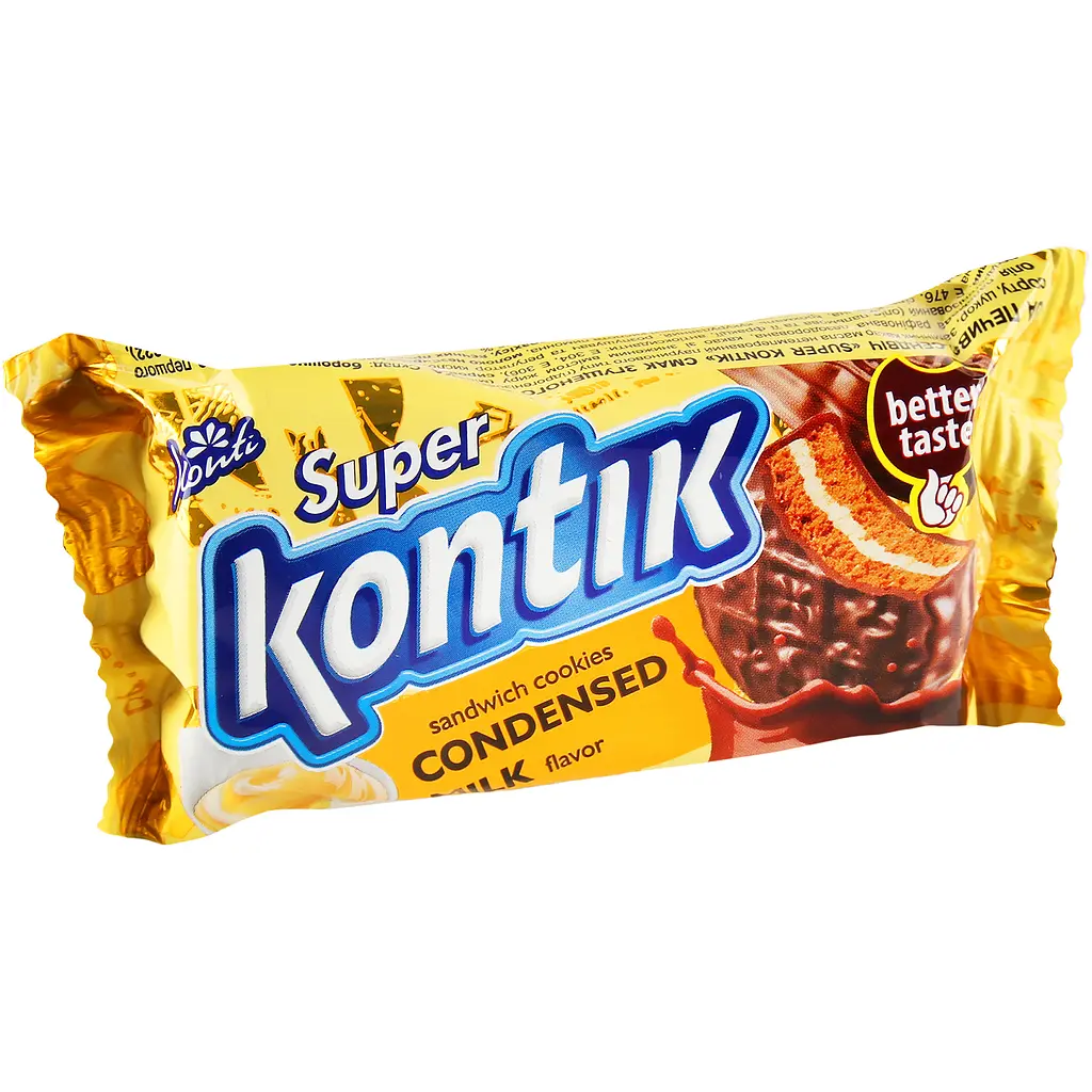 Печиво Konti Super Kontik зі смаком згущеного молока 90 г (920607) - фото 3