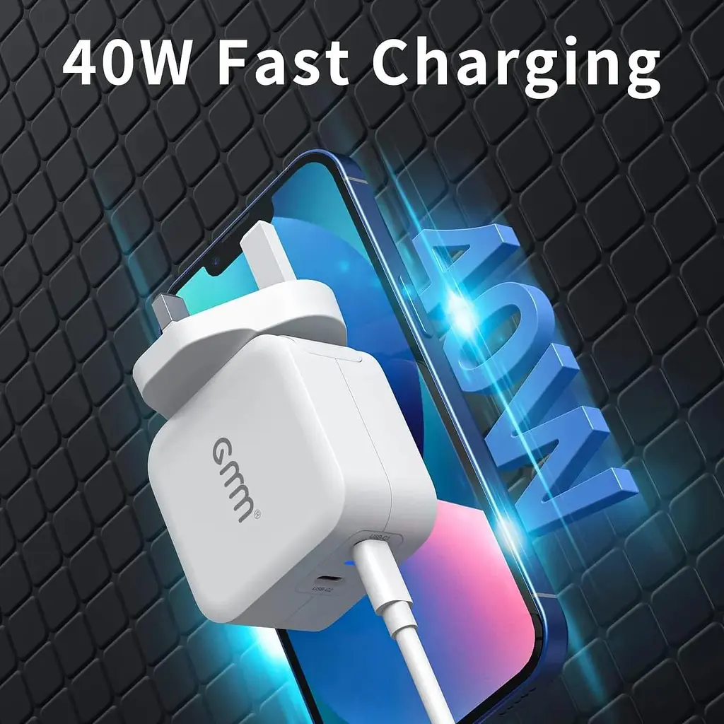 Зарядний пристрій USB C швидка зарядка 40 Вт - фото 2