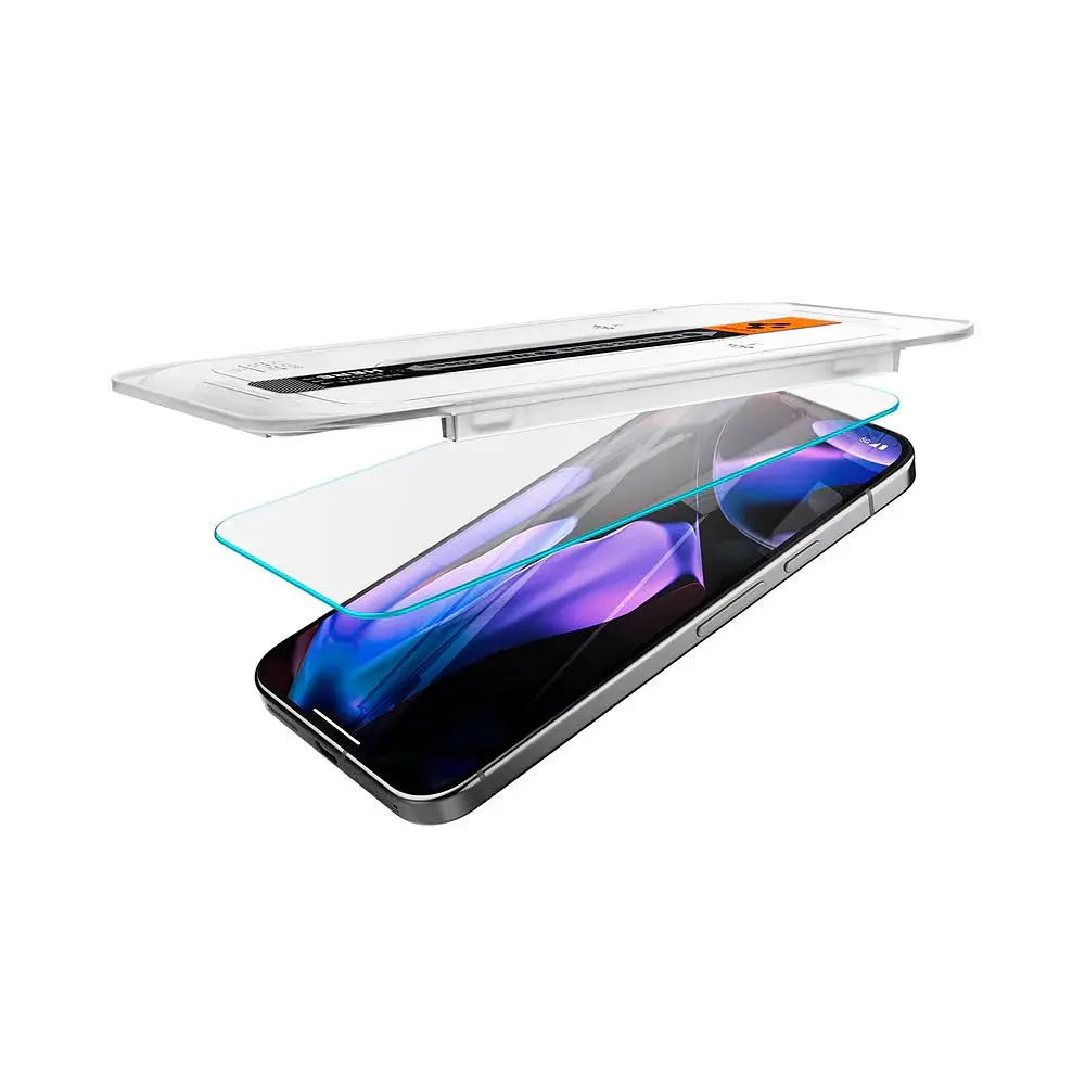 Захисне скло Spigen GLAS.tR EZ Fit Clear для Pixel 9 Pro XL (2 шт.) (AGL08445) - фото 4