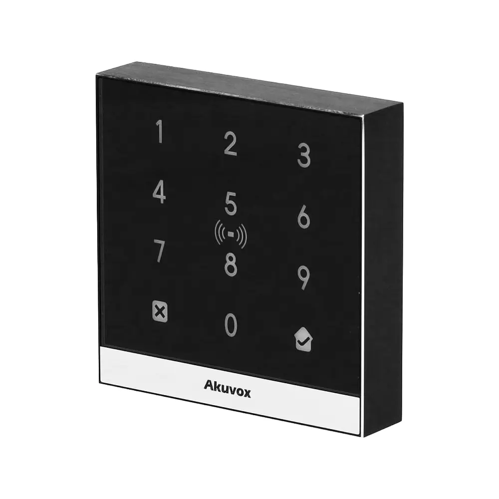 Термінал контролю доступу Akuvox A02 з клавіатурою та зчитувачем EM-Marine / Mifare / NFC (61-00103) - фото 4