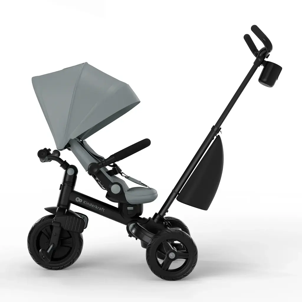 Триколісний велосипед Kinderkraft Aveo 2 Plus Grey (KRAVEO02GRY0000)  - фото 2