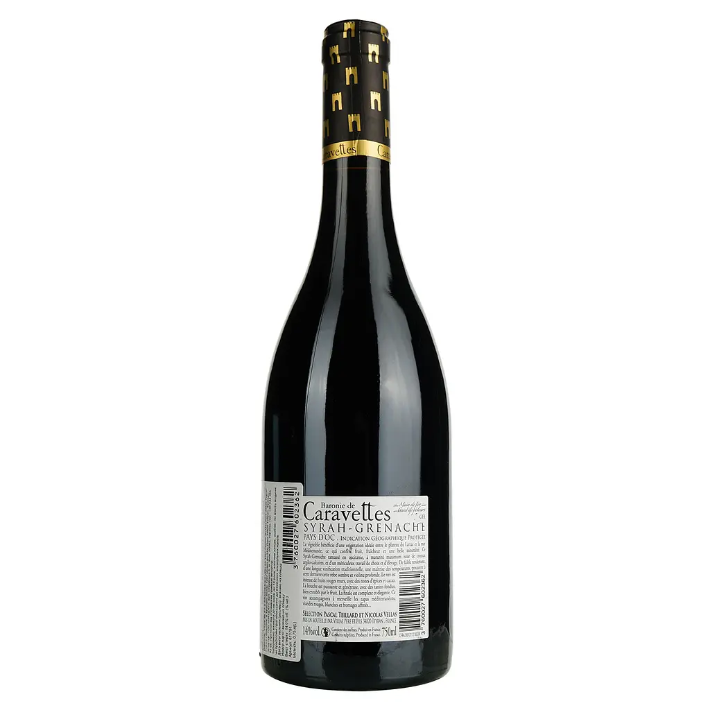 Вино Chateau de Caravette Une Main De Fer Dans Un Gant De Velours, красное, сухое, 0,75 л - фото 4