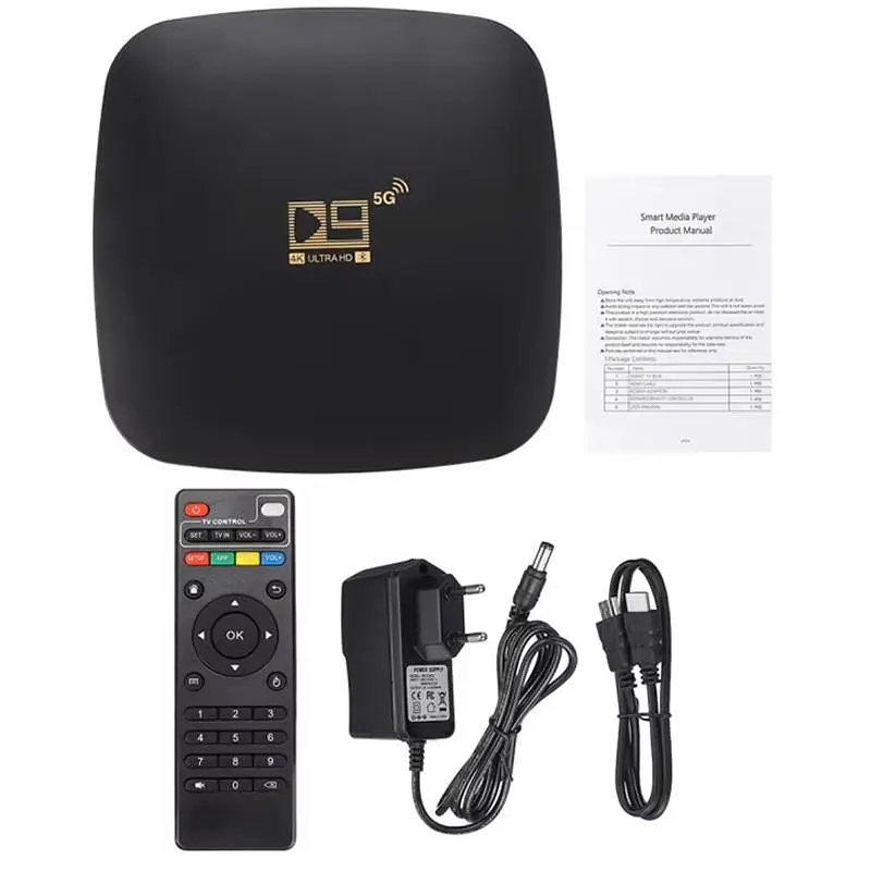 Smart Android TV Epik Box D9 5G 4k 2+16GB Black - фото 3