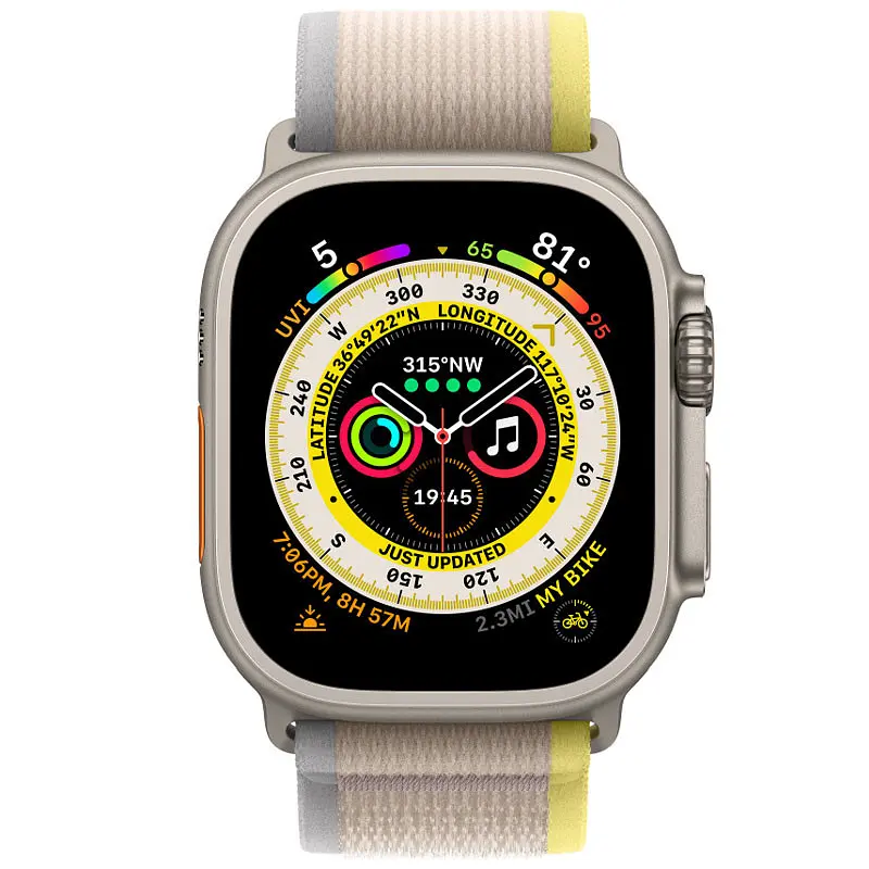 Ремешок Trail Loop для Apple Watch 42(ser.1-3)/44/45/46/49mm (m/l) Yellow / Beige - фото 2