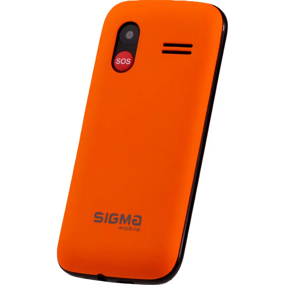 Мобільний телефон (бабушкофон) Sigma mobile Comfort 50 HIT Orange - фото 3