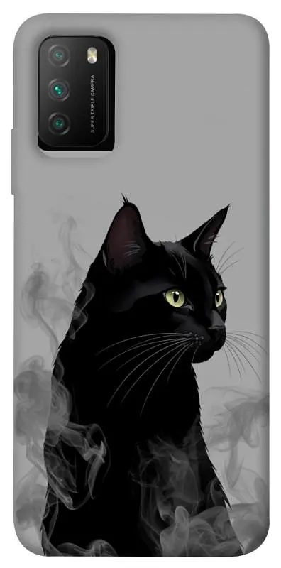 Чохол Demsky Smoke cat для Xiaomi Poco M3 - фото 1