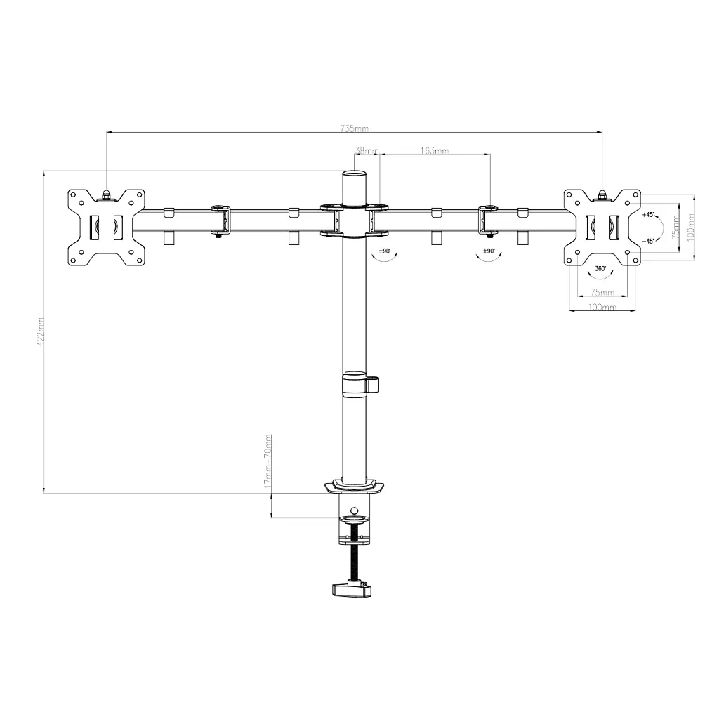 Кронштейн Vinga TD32-1052 - фото 7