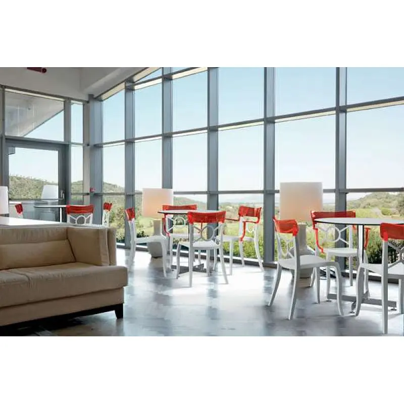 Стілець Papatya Opera-S чорний з сірим (389761) - фото 2