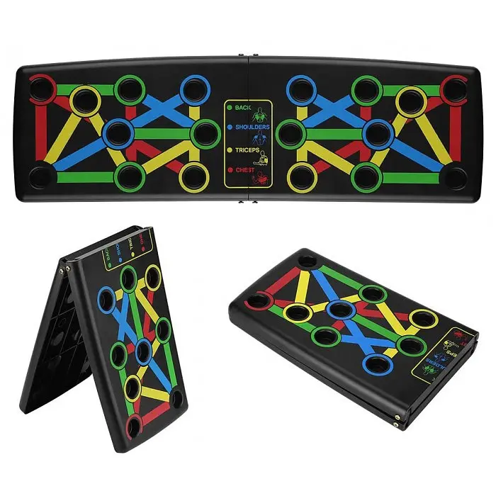 Складна дошка для віджимань підлогова з ручками Foldable Push Up Board - фото 4
