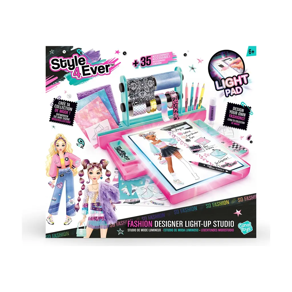 Набор для творчества Canal Toys Style 4 Ever Фабрика дизайна с подсветкой панелью (OFG303) - фото 5