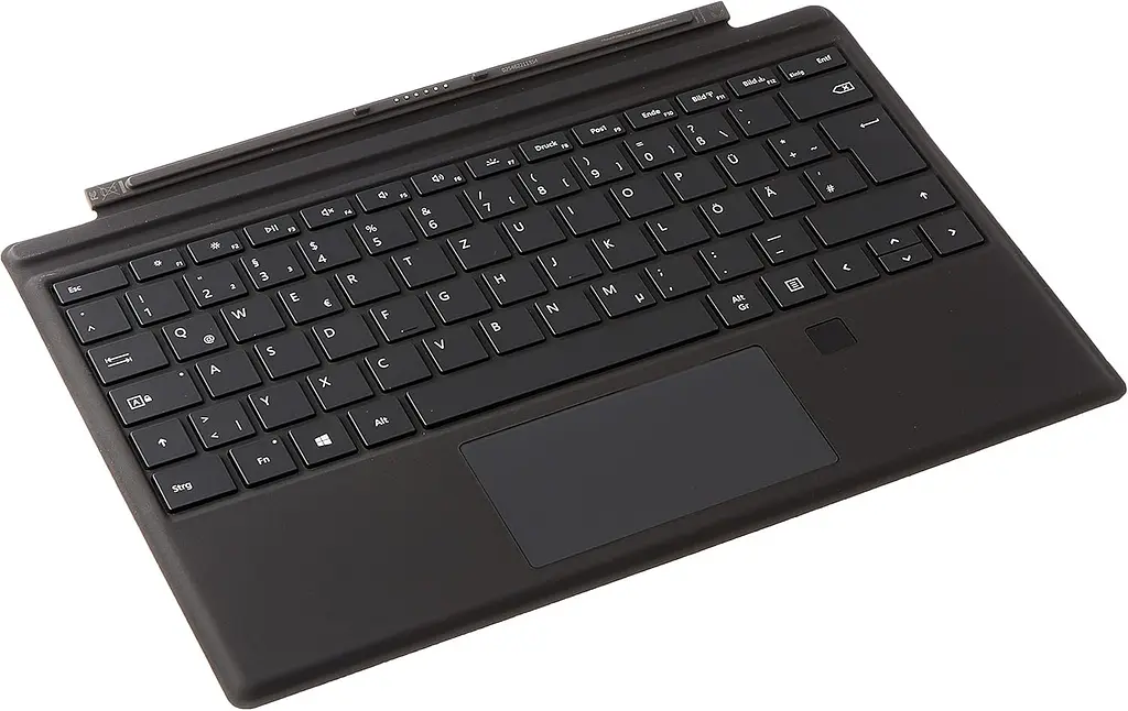 Чохол-клавіатура Microsoft Surface Pro 1755 Type Cover with Fingerprint ID Black (GKG-00021) - фото 2
