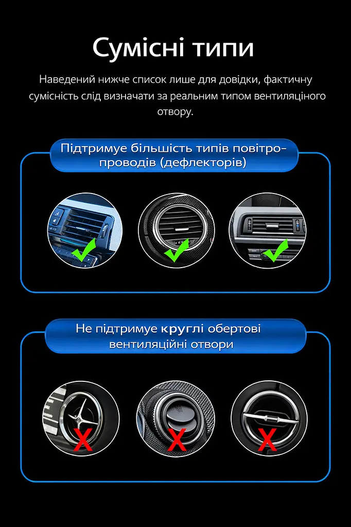 Тримач з бездротовою зарядкою для телефону А5S 15W + магнітна зарядка. IPhone та Android (Type-C, Lightning, microUSB) - фото 3