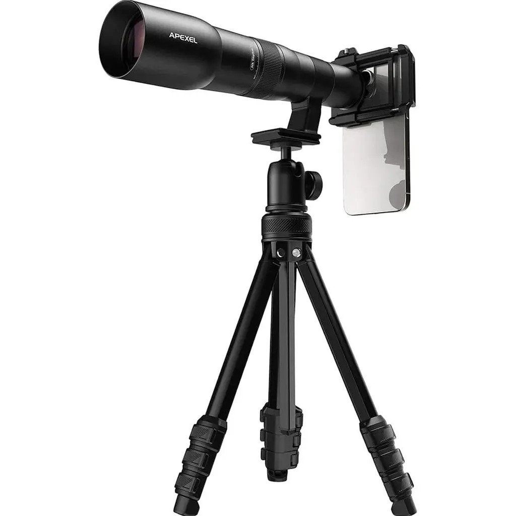 Телефото об'єктив для смартфона Apexel APL-T50XJJ02 зі штативом TeleCular 3 [134485] - фото 3