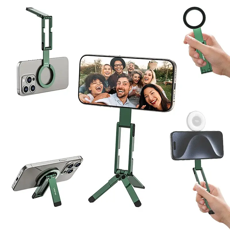 Тримач телефона Ulanzi MA60 Foldable Magnetic Phone Tripod (зелений)
