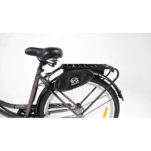 Електровелосипед Azimut Aquamarine 28 дюймів 500W 13Ah сірий - фото 4