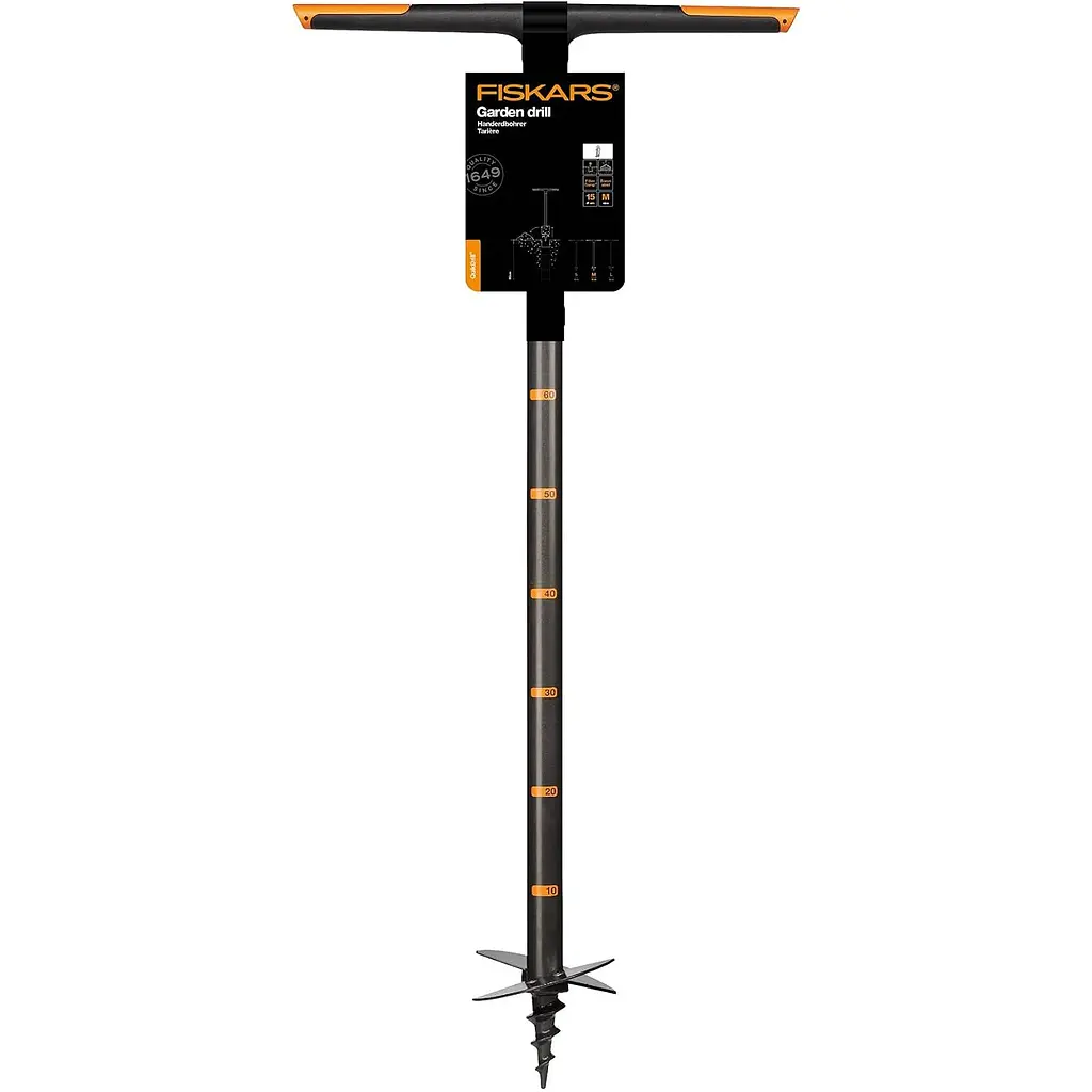 Садовий бур Fiskars QuikDrill середній M (1000638 / 134720) - фото 7