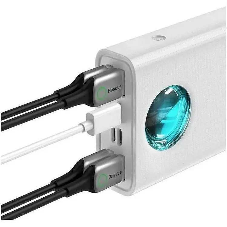 Портативная батарея Baseus Amblight Digital Display 30000 mAh 65W PPLG-A02 White - фото 4