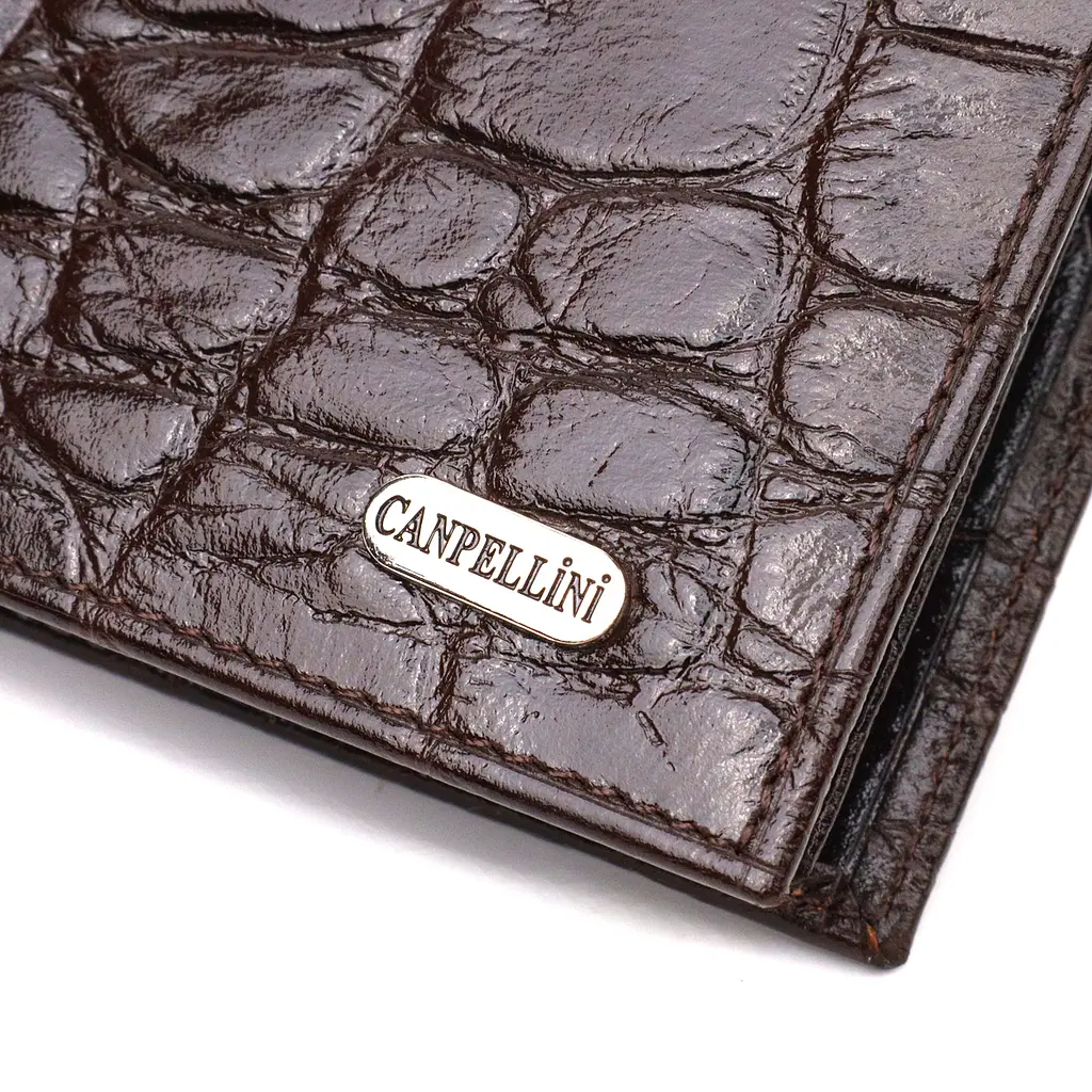 Мужской кожаный кошелек Canpellini 11х8.3х1 см acs0025584 - фото 3