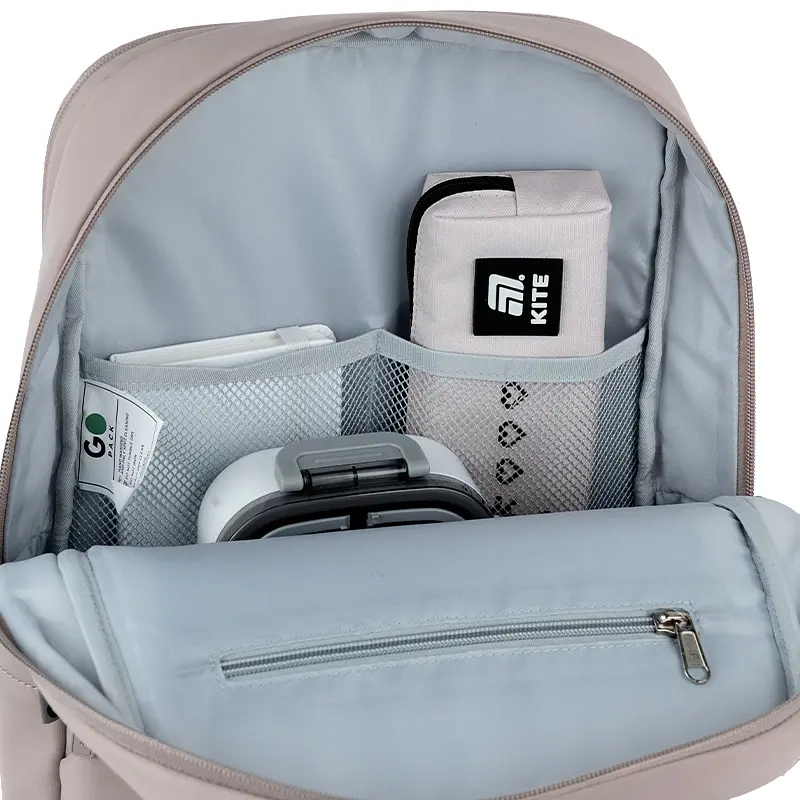 Рюкзак GoPack Teens 122M-2 Бежевий (GO26-122M-2) - фото 15