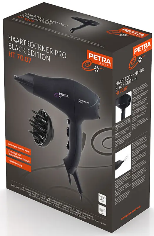 Фен для волосся PETRA HT 70.07 Pro - фото 3