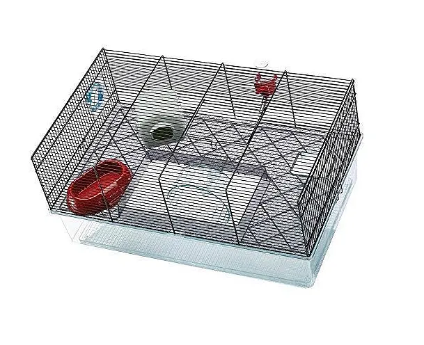 Клітка для гризунів Ferplast Milos Large сіра 58х38х30.5 см 57010617 - фото 5