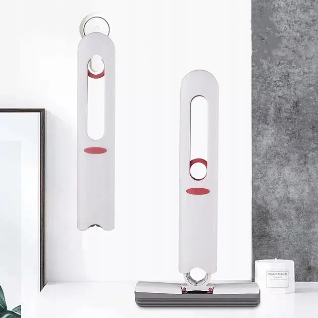 Міні швабра для дому з автовіджимом Idea MOP XL-340, портативна швабра-губка для миття вікон - фото 5